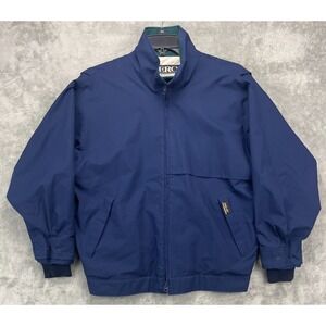 Zero Restriction Women's Jacket Large Navy Golf‎ Tour Gore-tex Full Zipper Coat
